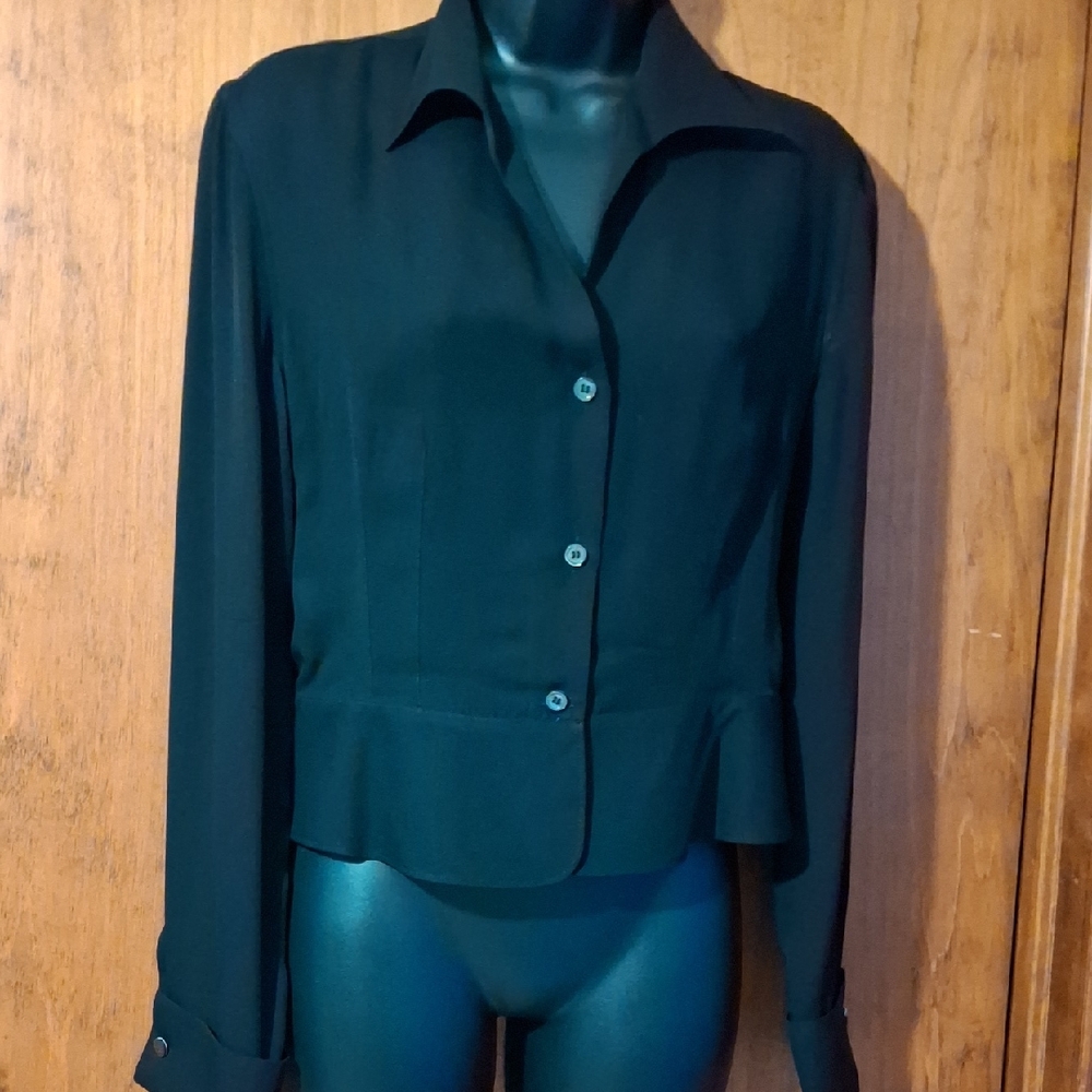 Armani Collezioni Black Blouse